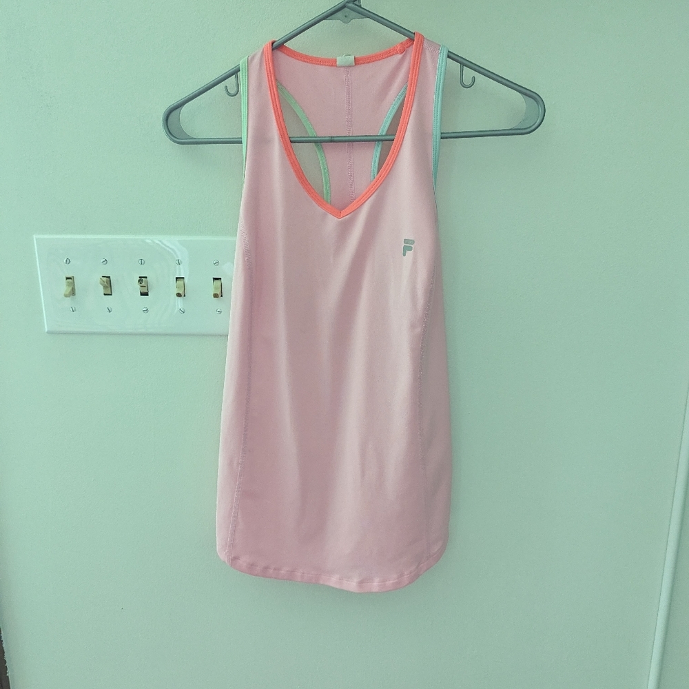 Pink Fila Tank - Picture 5 of 5